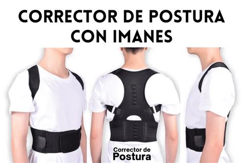 Corrector De Postura Con Imanes Fajas Para Corregir La Postura