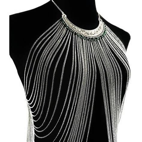 Metal Chain Lingerie Etsy