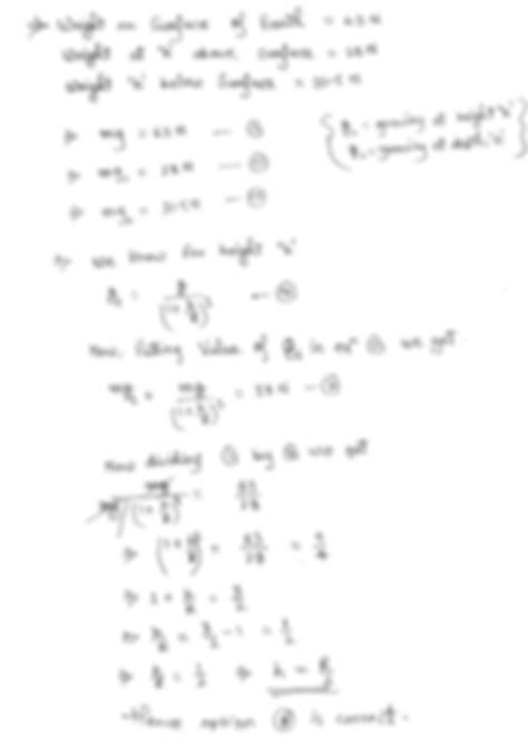 SOLUTION: Formula of gravity and examples - Studypool