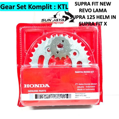 Jual Gear Set Girset Paket Komplit Supra Fit New Kirana Supra X