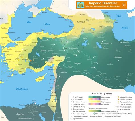 Byzantine Empire On World Map