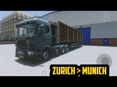 Transporting Logs From Zurich To Munich Truckers Of Europe 3 YouTube