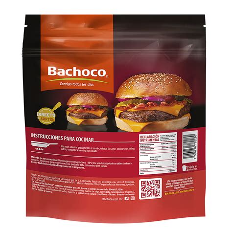 Compra en línea Hamburguesa Sirloin Bachoco 904g Justo mx