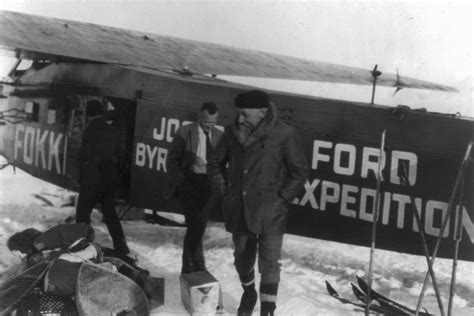 Richard E Byrd And Floyd Bennett First To Fly Over The North Pole