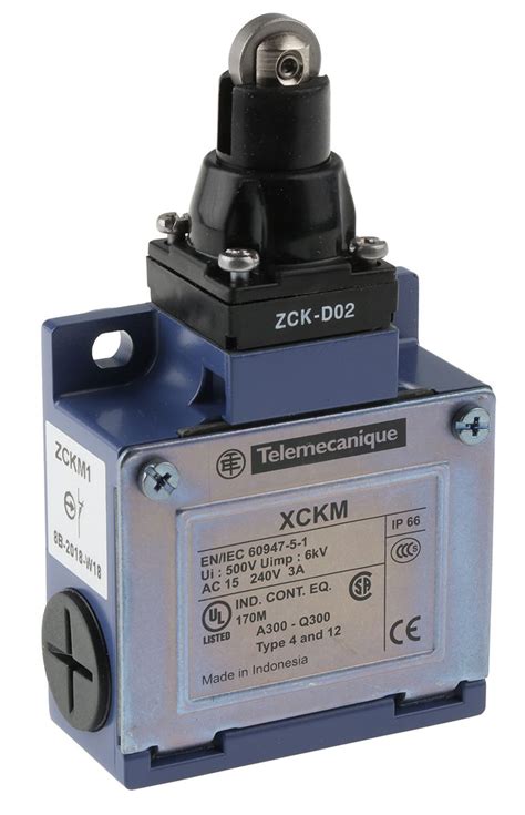 Xckm Telemecanique Sensors Osisense Xc Series Plunger Limit Switch