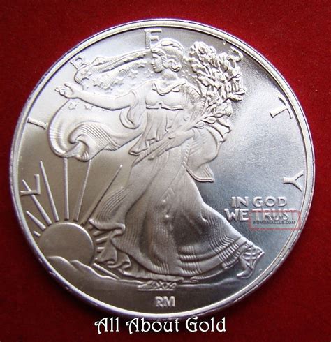 Solid Silver Round 1 Troy Oz Walking Liberty American Eagle 999 Regency Bu