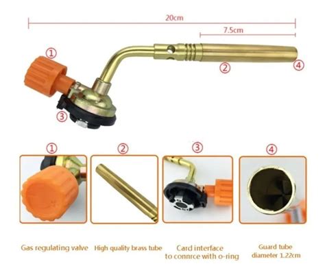 Soplete Flameador Industrial Joyeria Tarros Gas Env O Gratis