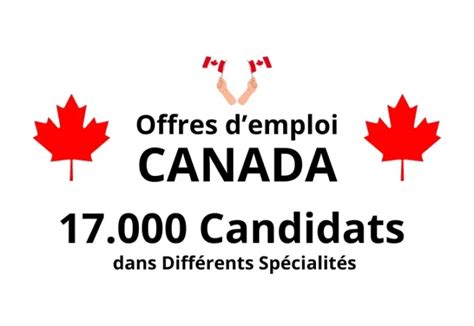 Plus De Jobs Diversifi S Au Canada Avec Des Salaires Allant