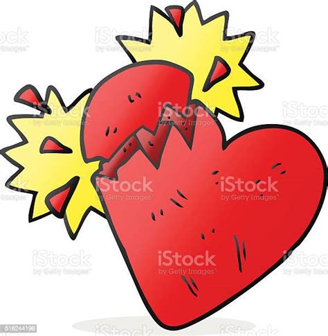 Cartoon Broken Heart Stock Illustration Download Image Now Bizarre Broken Clip Art Istock