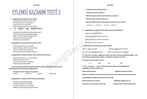 S N F Fiilimsiler Kazan M Testi Hangisoru