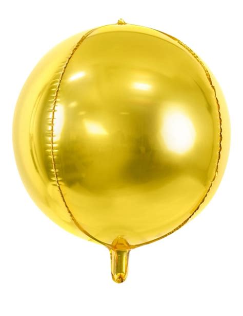 Ballon sphère en aluminium doré métallisé 40 cm Deguise toi achat de