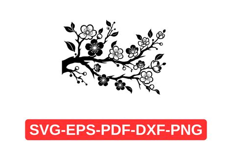 Cherry Blossom SVG Clipart, Spring PNG Graphic by Artful Assetsy ...