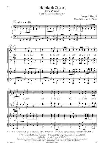 Hallelujah Chorus By George Frideric Handel 4 Part Sheet Music Sheet Music Plus