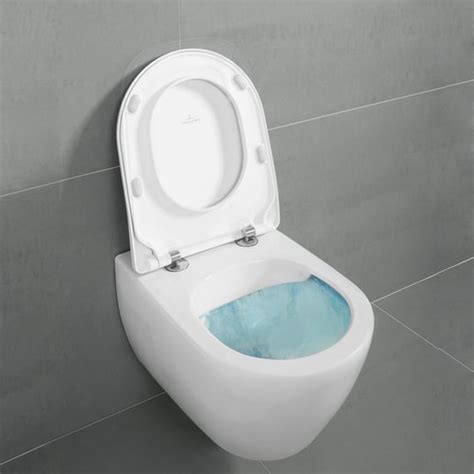 Villeroy And Boch Subway 20 Wall Mounted Washdown Toilet Open Flush Rim