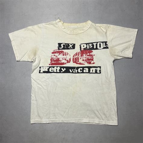 Vintage Sex Pistols Pretty Vacant Punk Band T Shirt M Ebay