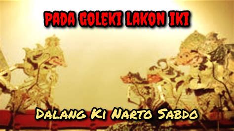 KI NARTO SABDO WAYANG GAYENG WAYANG KULIT KI NARTA SABDA WAYANG KI