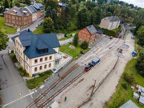 Neuer Bahnhof Jöhstadt 3 BA Km 22 91 Preßnitztalbahn