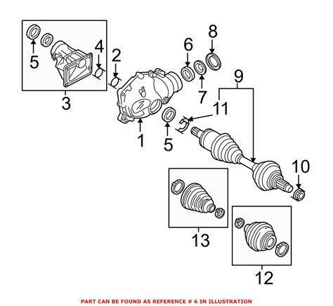 Bmw Differential Pinion Seal Genuine Bmw