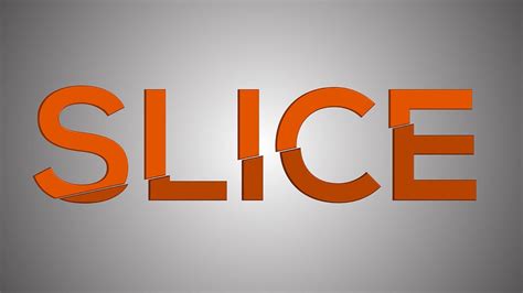 Illustrator Tutorial How To Make A Sliced Text Sliced Text Effect