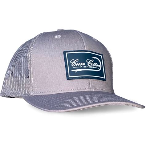 Trucker Hat Solid Grey Coosa Cotton