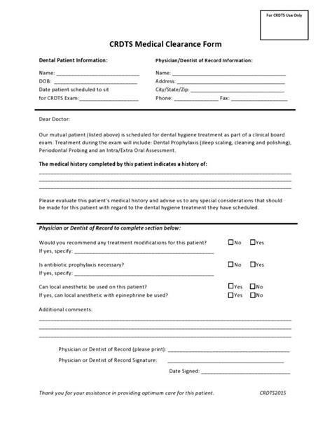 30 Editable Medical Clearance Forms And Letters Printable Templates Medical Medical