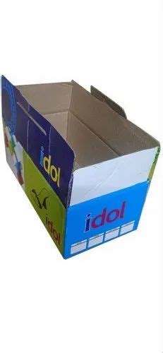 Rectangular Ply Printed Slipper Packaging Box Size Lxwxh Inches