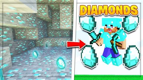 Fastest Way To Get Diamonds In Minecraft Laser Mining Tool Youtube