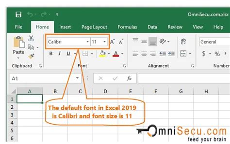 How To Change The Default Font And Size In Excel