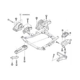 Tampon Suport Motor Dreapta Dacia Logan 2004 2012 Express Logan Mcv