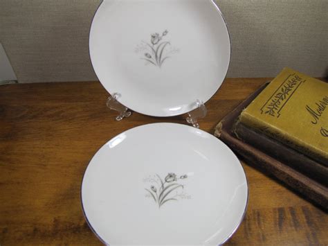 Creative Fine China Royal Elegance Set Of Two 2 Bread Etsy