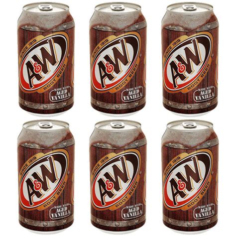 Газированный напиток A&W Root Beer корневое пиво безалкогольное 355мл ...