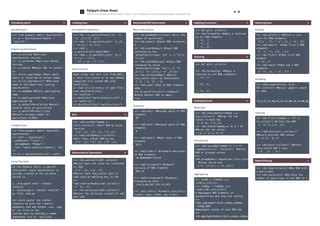 Py spark cheat sheet by cheatsheetmaker.com