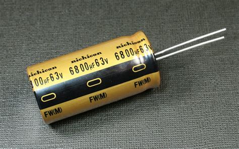 Yb Pcs Nichicon Fw Uf V Radial Electrolytic Capacitor For