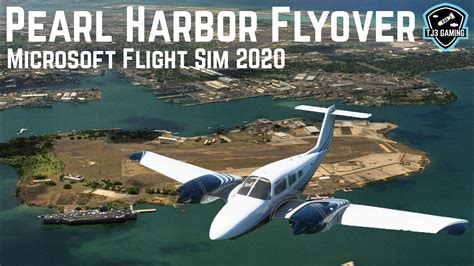 Pearl Harbor Flyover in Microsoft Flight Sim 2020! Arizona Memorial and Ford Island Aerial View ...