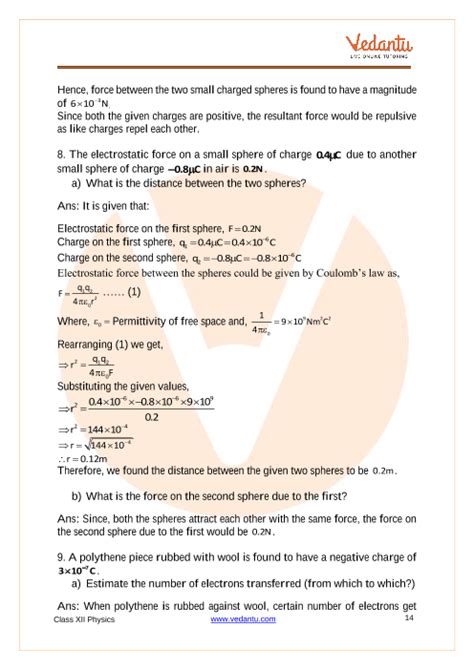 Cbse Class 12 Physics Chapter 1 Electric Charges And Fields Important Questions