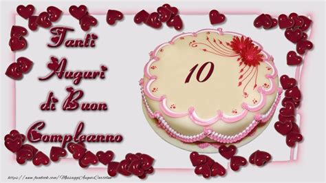 10 Anni Tanti Auguri Di Buon Compleanno