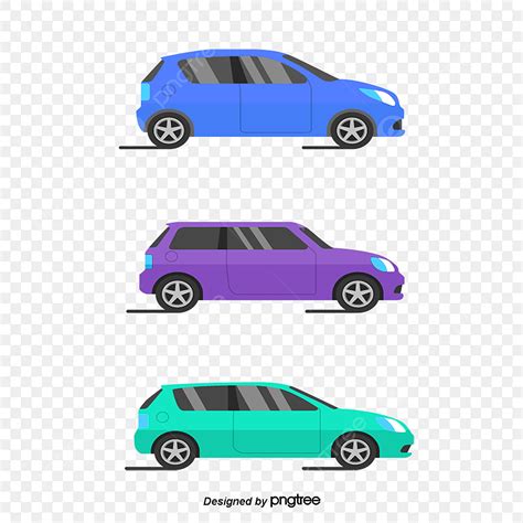 Blue Cars PNG Transparent Blue Cartoon Car Car Clipart Blue Vector