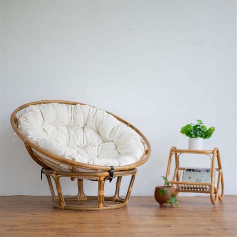 Jual Uwitan Papasan Chair Kursi Santai Rotan Asli Shopee Indonesia