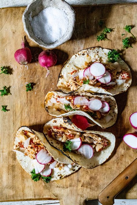 Easy Chicken Tinga Tacos My Kitchen Little