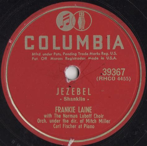 Frankie Laine Jezebel Rose Rose I Love You Releases Discogs