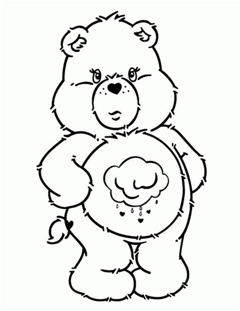 Grumpy Bear Coloring Pages - Coloring Home