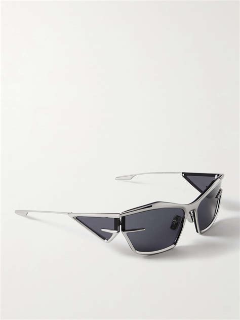 Givenchy Eyewear Giv Cut Cat Eye Silver Tone Sunglasses For Men Mr Porter