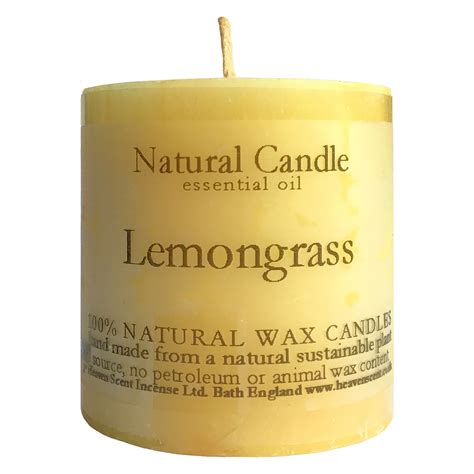 Heaven Scent Essential Oil Candle - Lemongrass - Shop Vegan