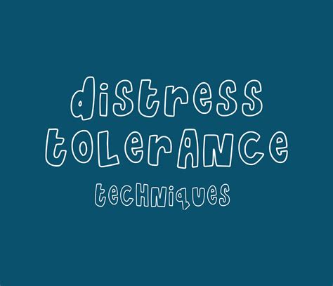 Distress Tolerance Toolbox