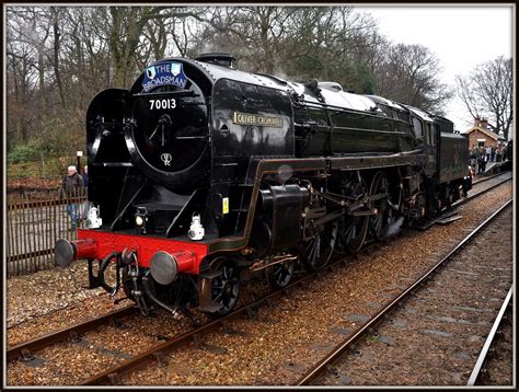 Britannia Class 7 70013 Oliver Cromwell British Railway Flickr