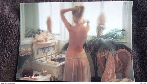 Fotografia Cpsm Photo Photographe David Hamilton Jeune Femme Buste Nu