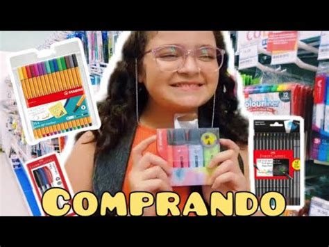 Comprando Meu Material Escolar 2024 YouTube