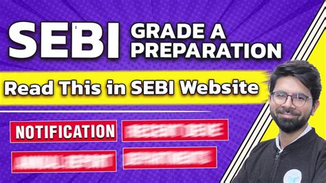 Sebi Grade A Preparation Strategy How To Crack Sebi Grade A Sebi