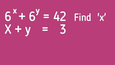 A Nice Algebra Olympiad Math Olympiad Math Question How To Find The