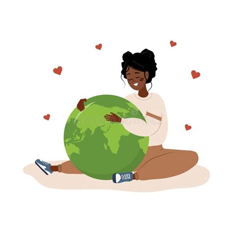 Woman Embrace Globe Stock Illustrations 113 Woman Embrace Globe Stock